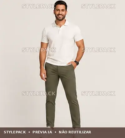 Modelo masculino fictício